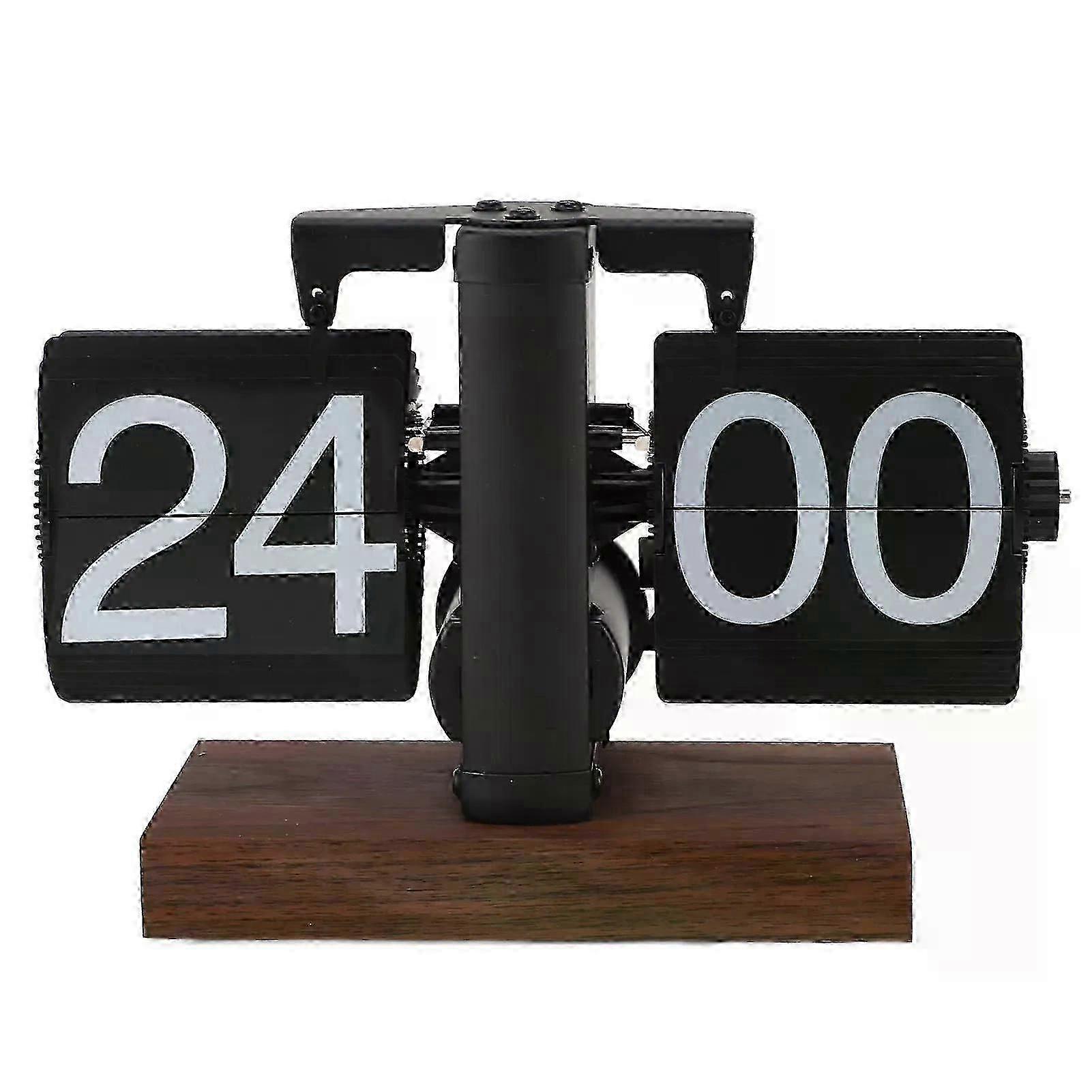 Auto Desk Clock Vintage Large Numbers Battery Powered Digital Down ...