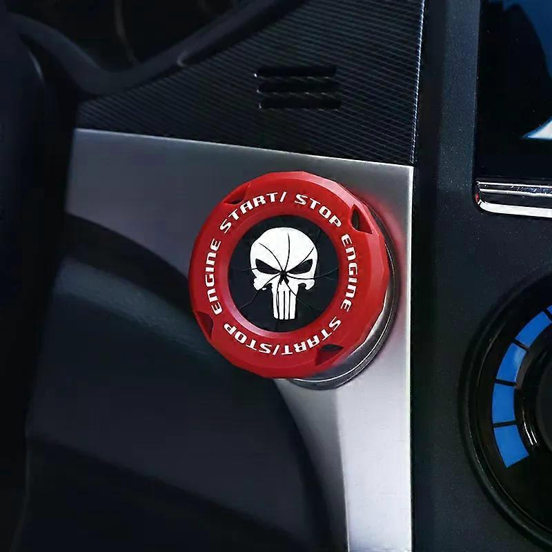 Car Onekey Start Stop Button Cover Car Interior Decor Engine Ignition Start Switch Protective Cover Motorcycle Start Ring