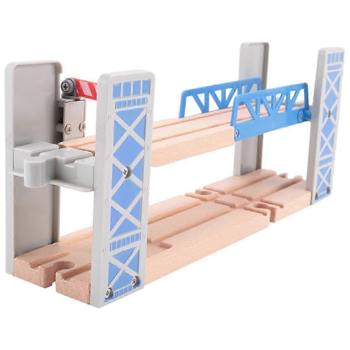 Tracks Railway Toys Set Double Deck Bridge Accessories Overpass Ki