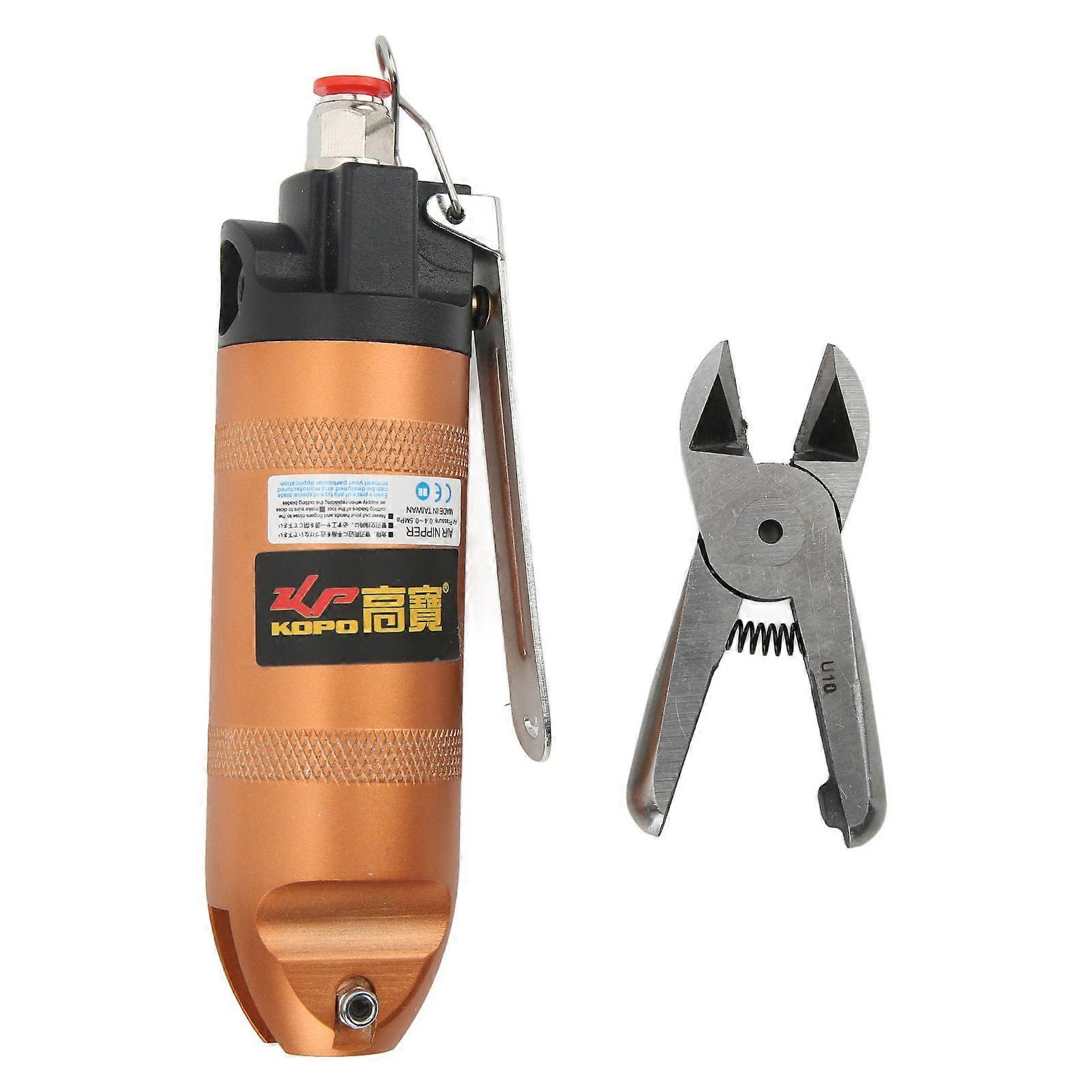 Pneumatic Scissors Alloy Steel Blade Air Nipper Diagonal Cutting Tool for Metal Wire 0.40.5Mpa