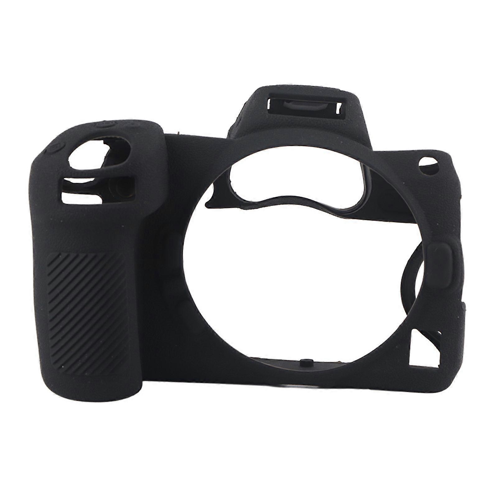 Lightweight Soft Silicone Camera Case Cage Protector Cover for Nikon Z6/Z7 (Black)