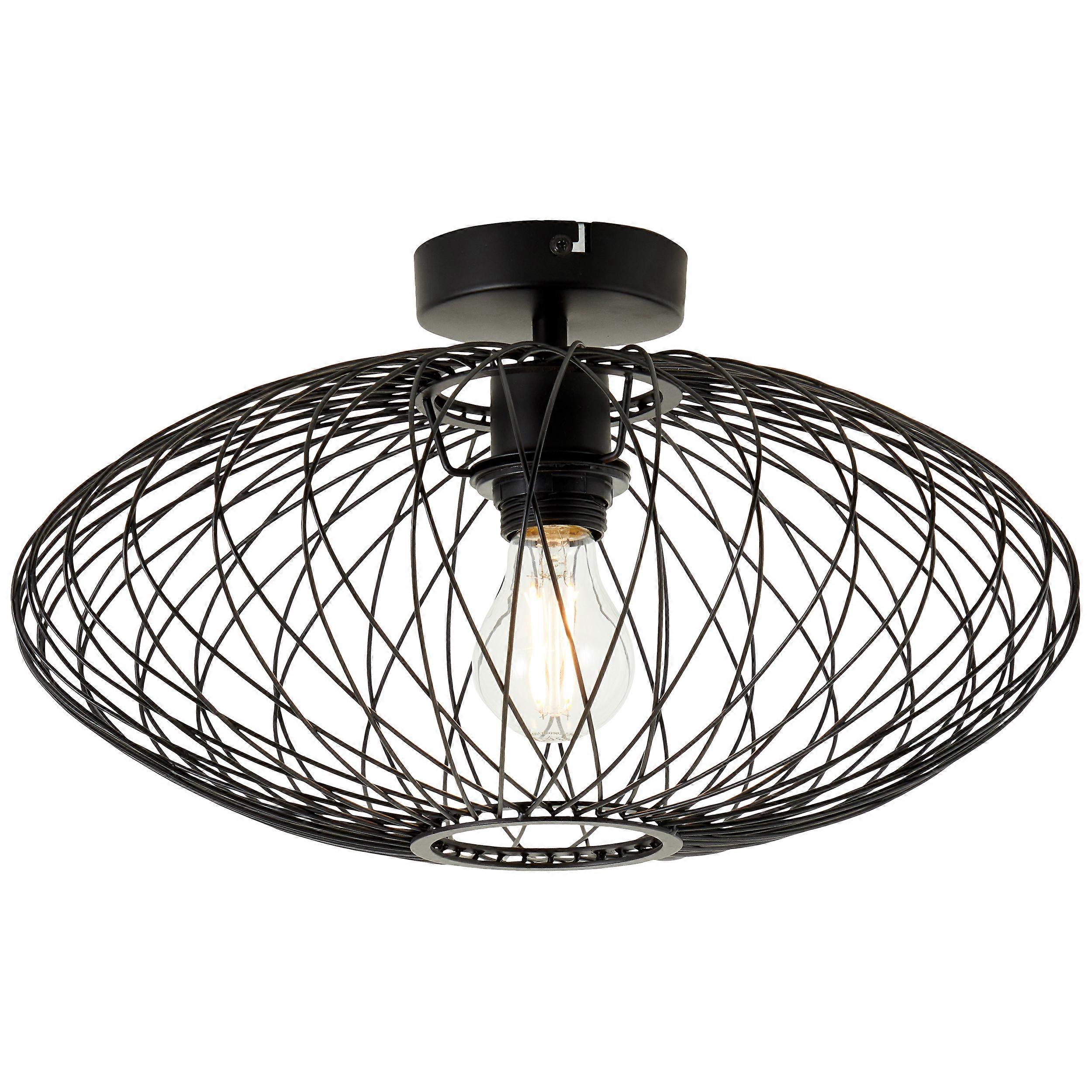 Norden Deckenleuchte 40cm schwarz matt