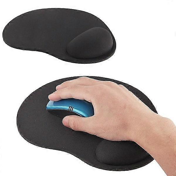 Thin Mouse Pad with Wrist Rest - Black Y Black Black