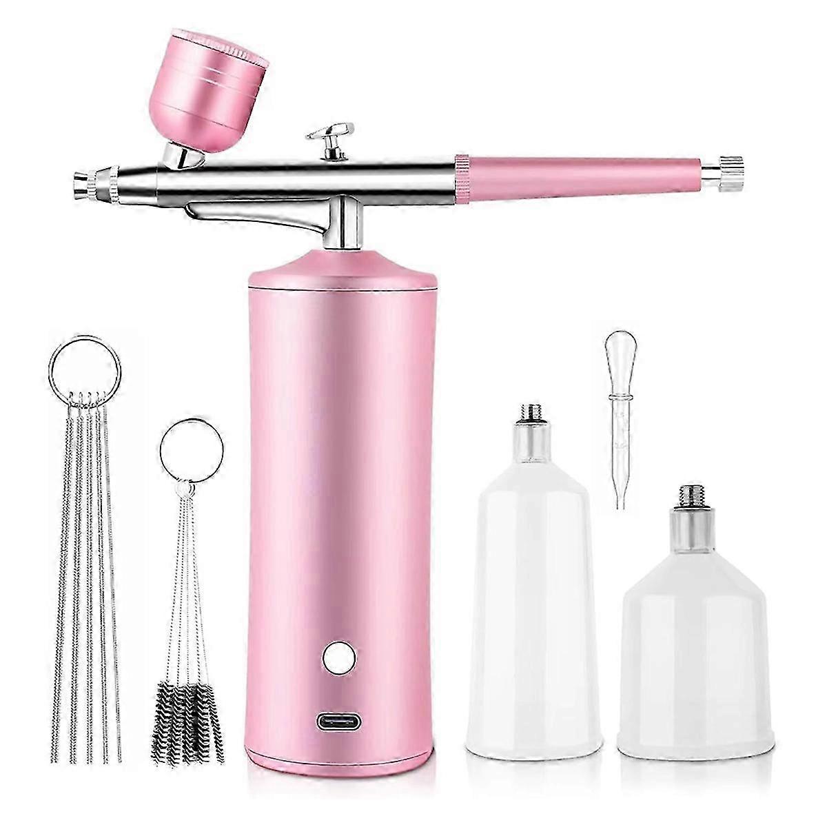 Airbrush Kit with Compressor, 0.3mm Nozzle Oxygen Syringe
