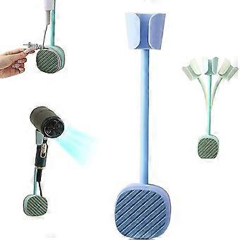 Hårføner Stativ Veggfeste, Universal Hårføner Holder Fri-Stans Holder, Justerbar Hårføner Holder Stativ For Spole Oppbevaring SXQ