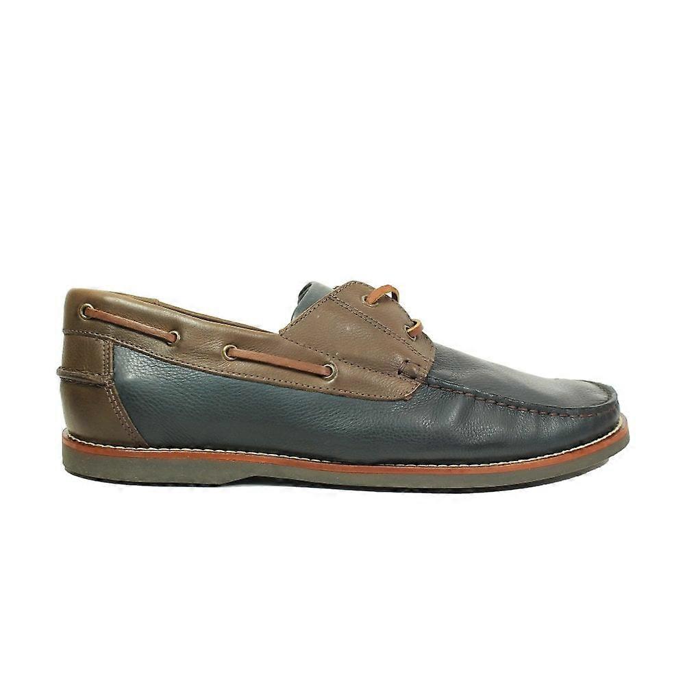 Men's Anatomic Floripa | Navy/Brown Leather | Mens Deck Shoes