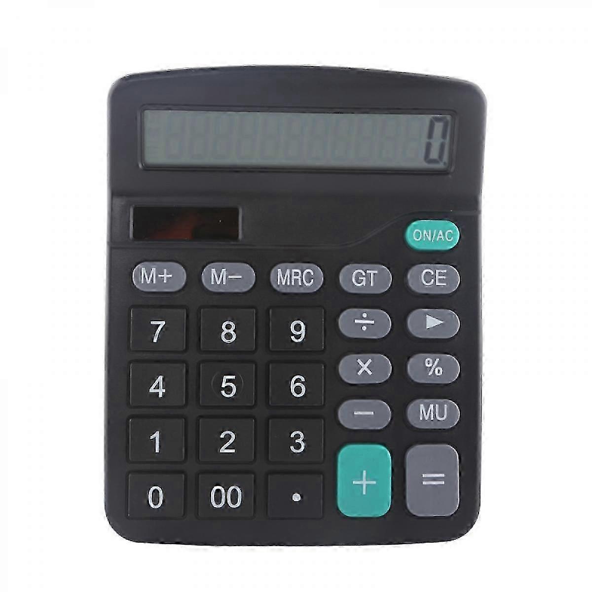 Calculator, Standard Function Desktop Calculator For School and Office, Black