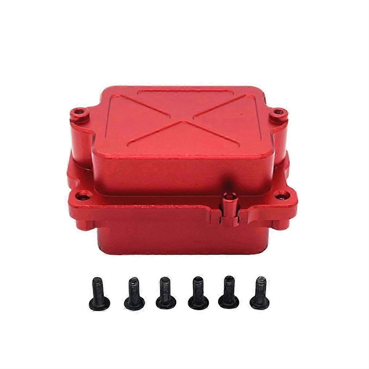 RC Car ESC Receiver Box Kit Upgrade for 1/12 H12Y & H12Y+ Accessories in Red