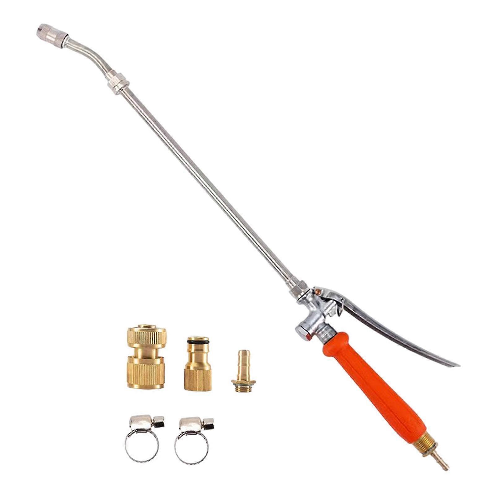 Sprayer Wands Lockable Switch Handle Brass Barb Nozzle 72 Cm Rod M6 M10 Thread Backpack Sprayer Accessory