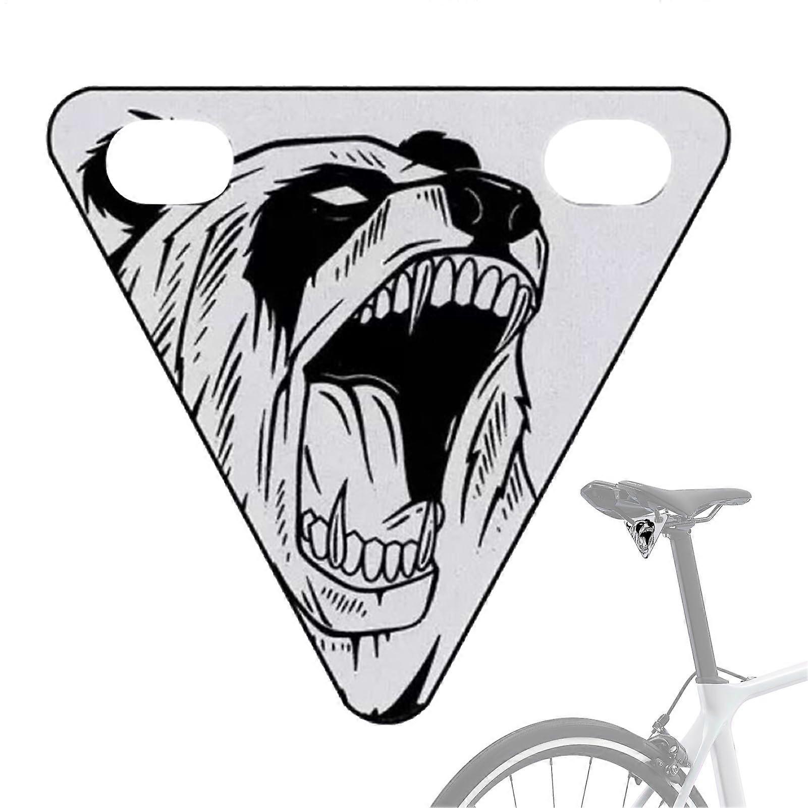 Bicycle Reflectors For Adults And Children, Decorative Triangle Sign For Cyclists, Mountain Biking And City Rides