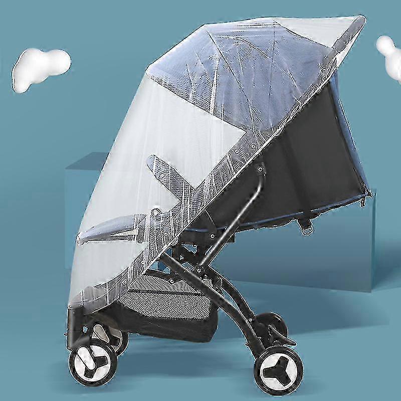Baby Mosquito Net For Stroller, Durable Bug Net For Stroller, Bassinets, Cradles, Playards, Pack N Plays And Portable Mini Crib, Portable & Durable Ba