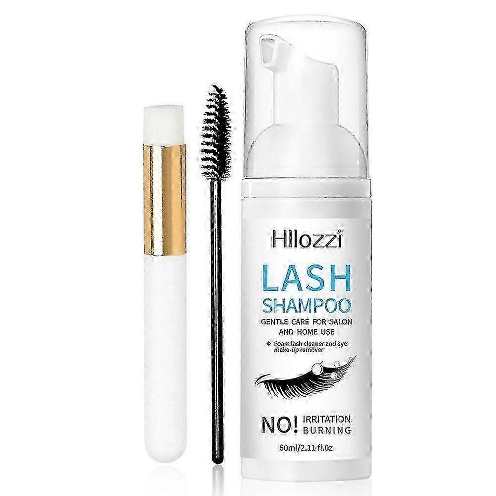 Eyelash Extension Shampoo, Remove Makeup Residue & Mascara, Gentle Deep Cleansing and No Irritating or Burning for Eyelash Extension Foam - Salon and
