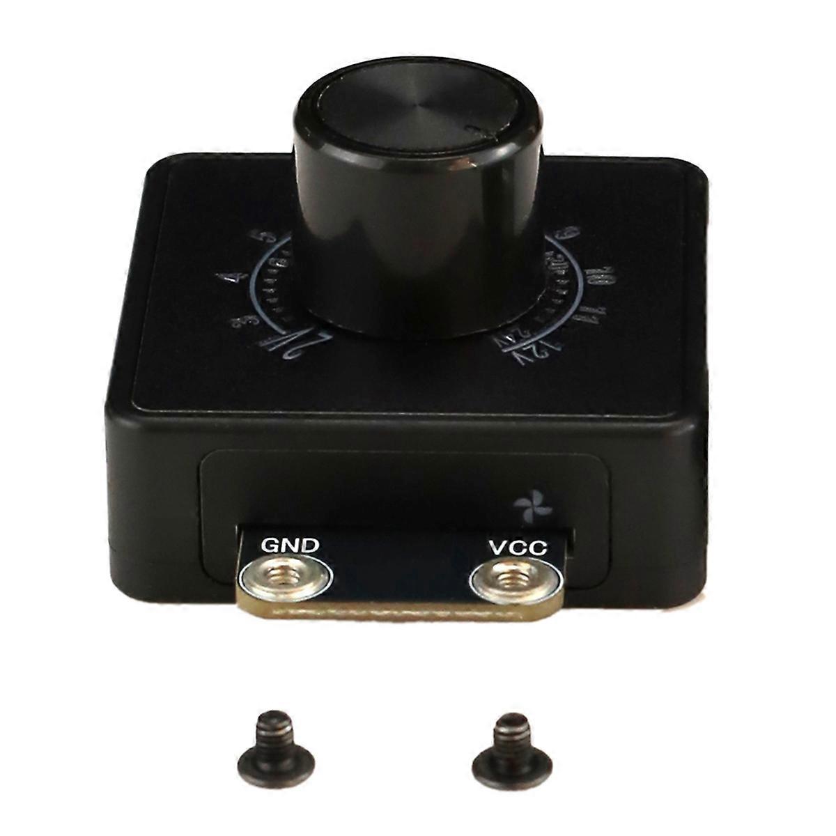 2Pin Drahtlüfter DC Drehzahlregler 12V24V Wärmeableitung DIY Computer Wasserkühlungspumpe Step-Down Hub Modul C