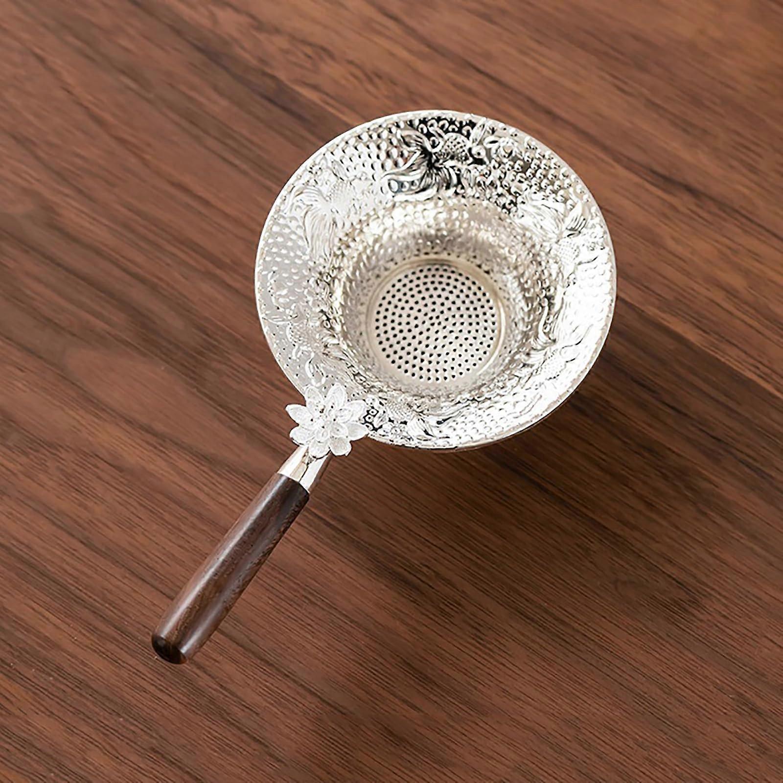 Tea Filters Mesh Tea Strainer Stainless Steel Sieve for Loose Leaf Tea and Coffee Compatible with Herbal and Spice Teas