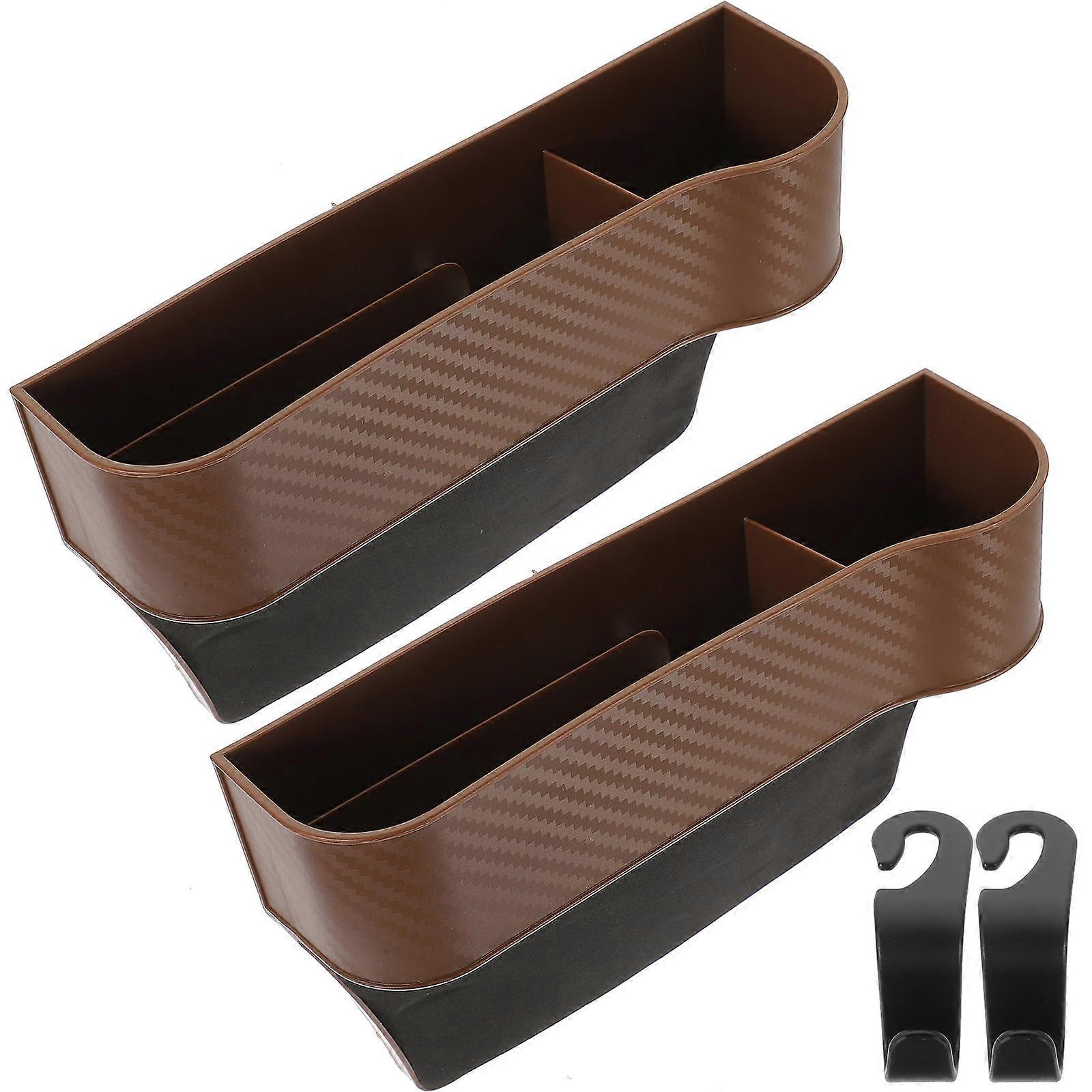 Car Seat Gap Filler Storage Box for Storage 2Pcs Multi-Functional Plastic