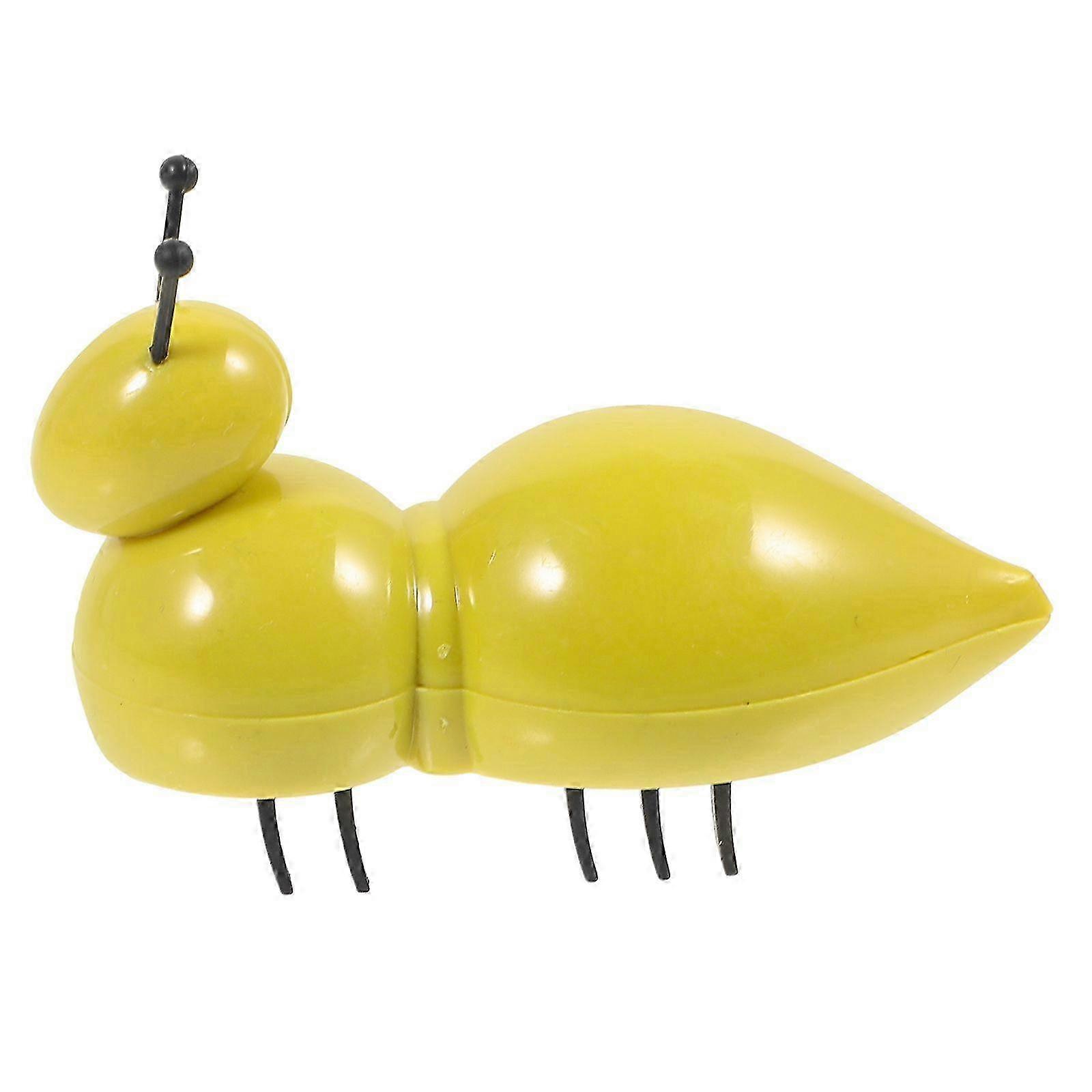 Small Electric Ant Plastic Teaser Toy, Interactive Cat Plaything, Durable Plastic, Bright Color, 2 Button Batteries Included