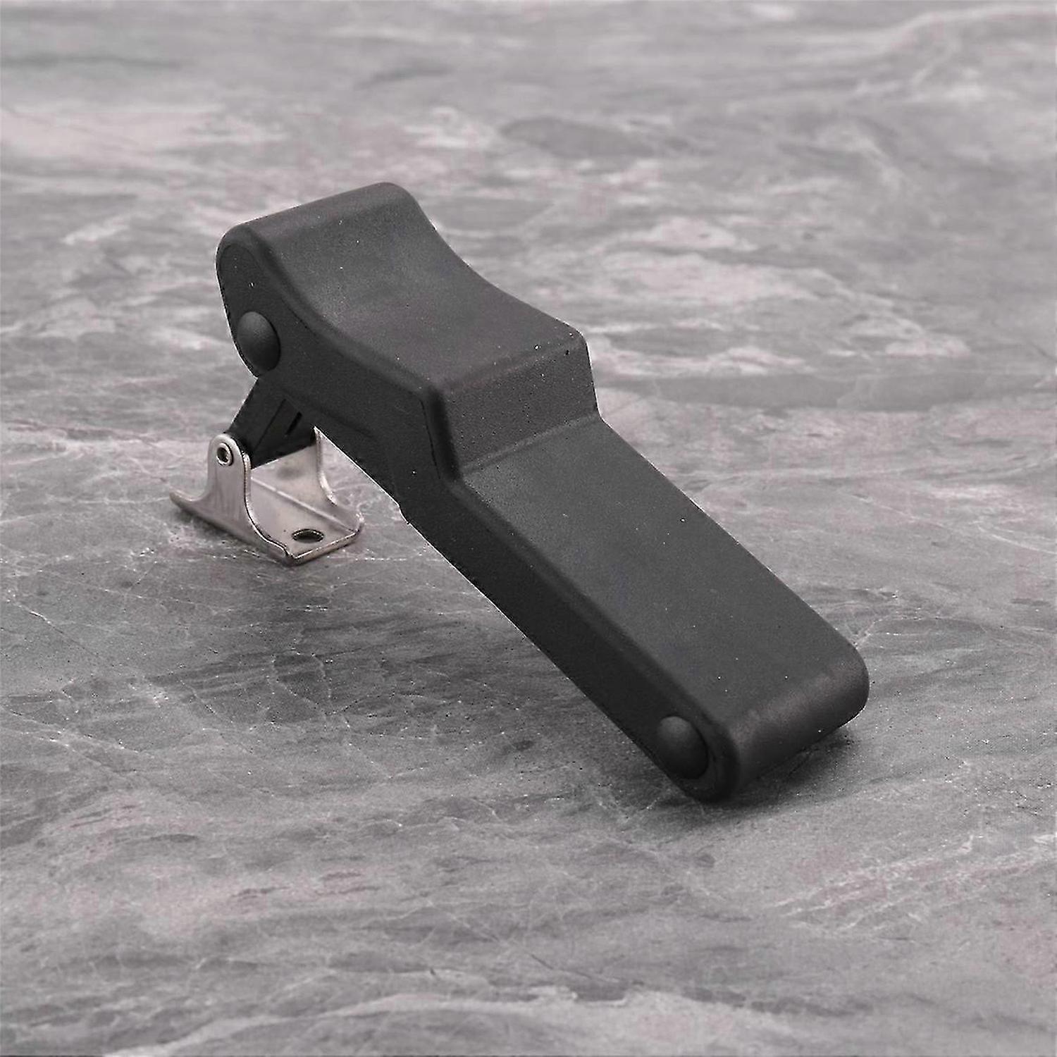 Flexible Door Draw Latch Lock 3.8 inch Replacement Soft Rubber Black Over-Center C7-10
