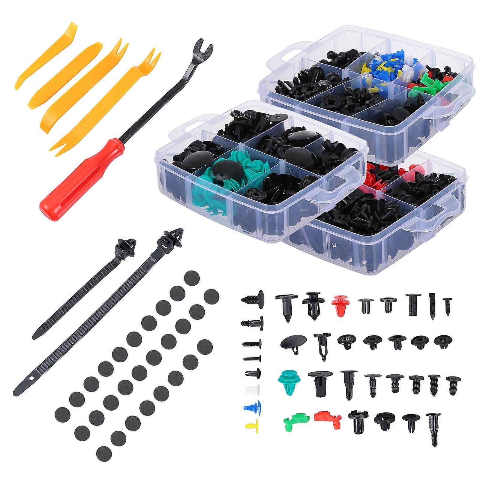 Auto Bumper Fastener Vehicle Bumper Clips for Car Use with 723Pcs Set