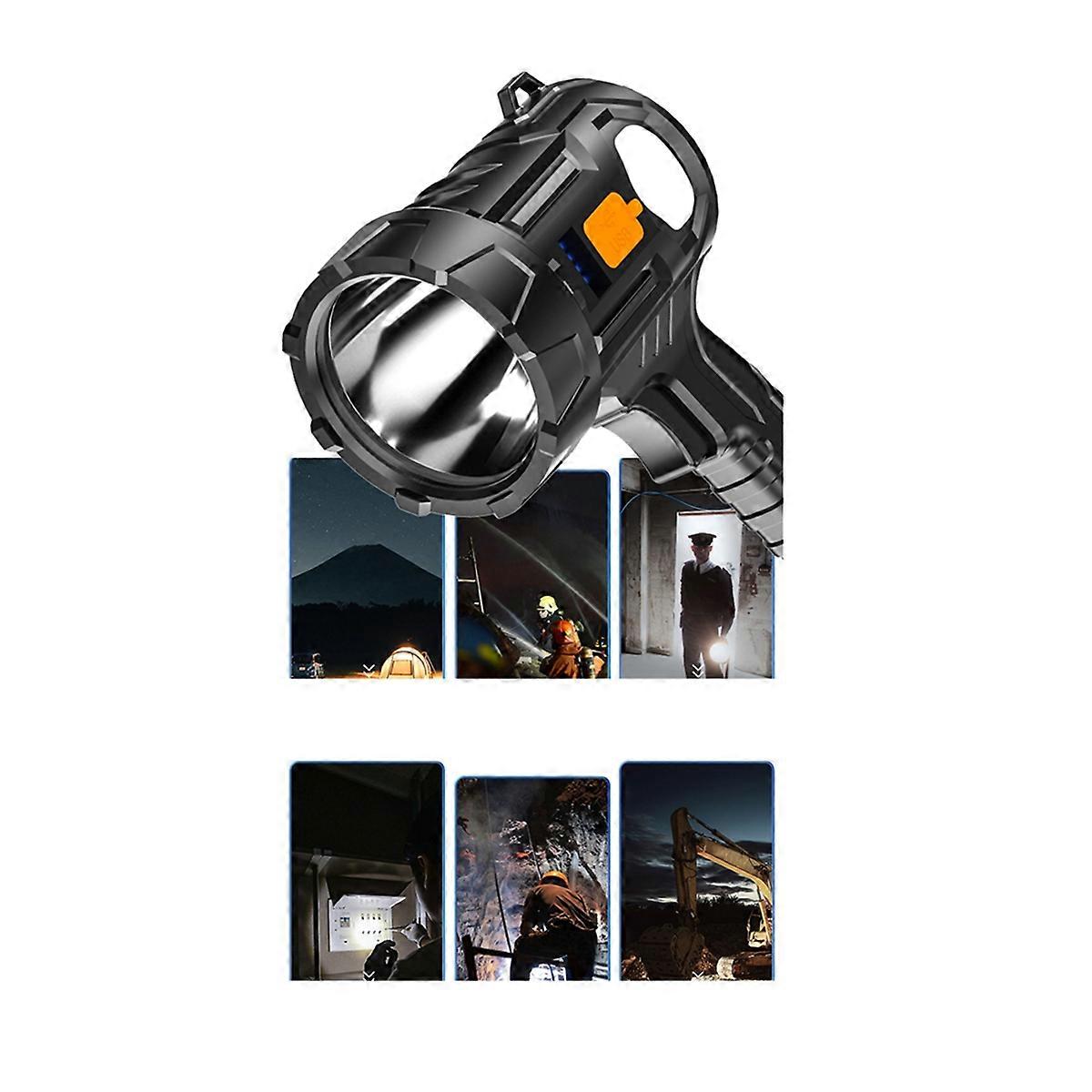 Handheld Flashlight Outdoor LED Strong Light Searchlight Outdoor