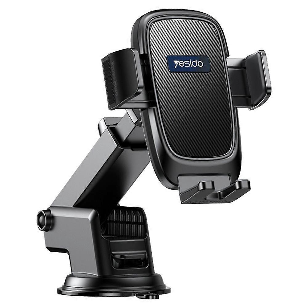 YESIDO C262 Suction Cup Phone Car Holder Retractable Long Arm Triangular Bracket