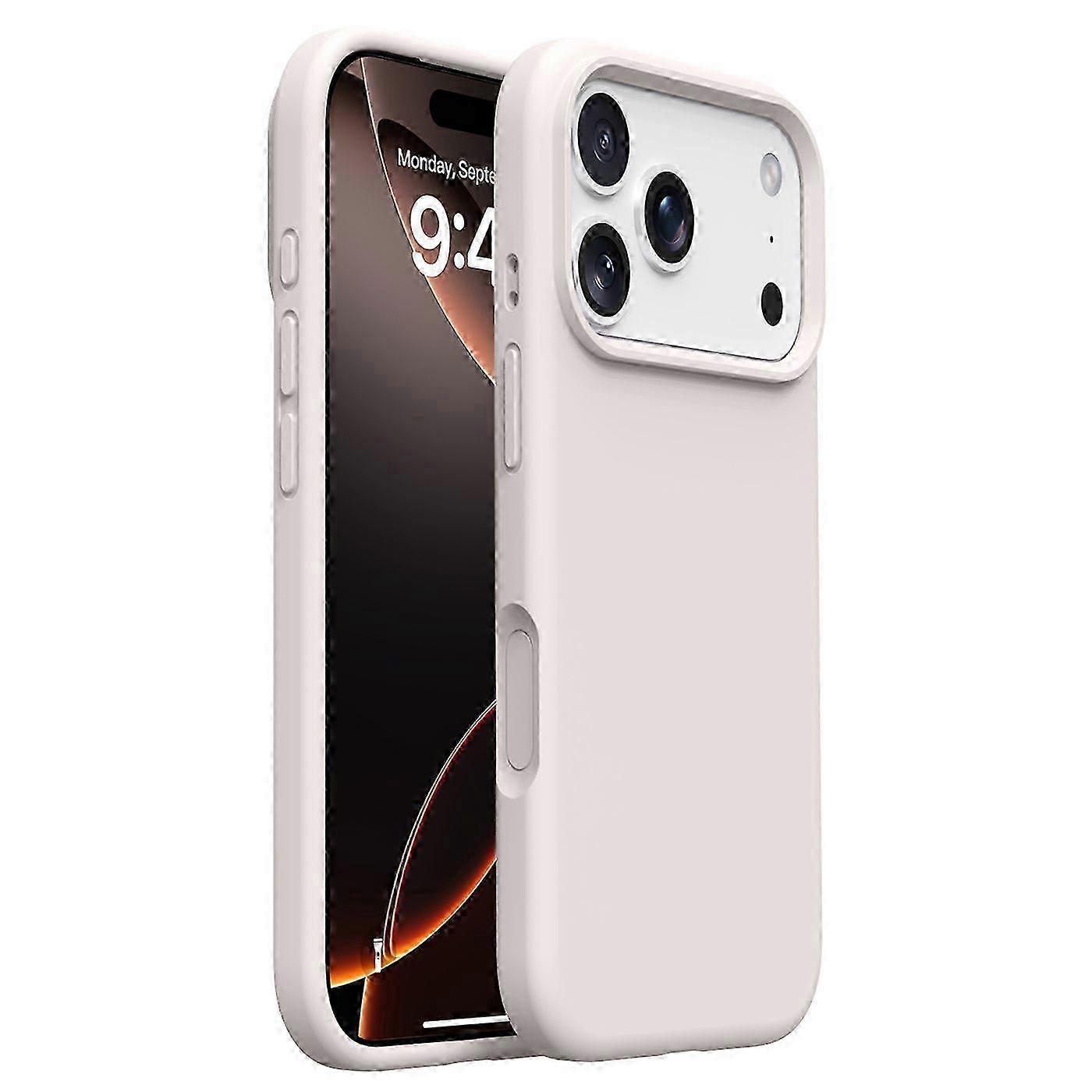 Silicone Phone Case with Microfiber Interior, Hybrid PC Frame for Enhanced Protection