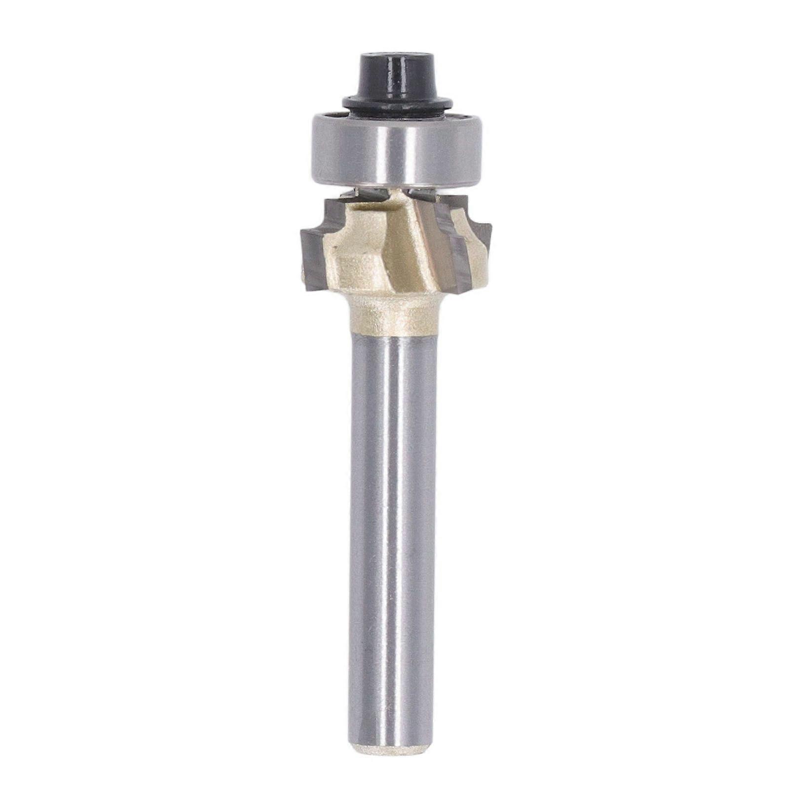 Edging Router Bit 4 Flute 1/4in Shank Milling Cutter Edge Forming Round Over Router Bit
