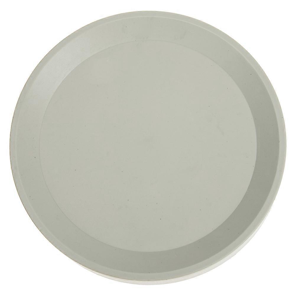 Beige Rolling Plant Tray for Moving Flowerpot Holder
