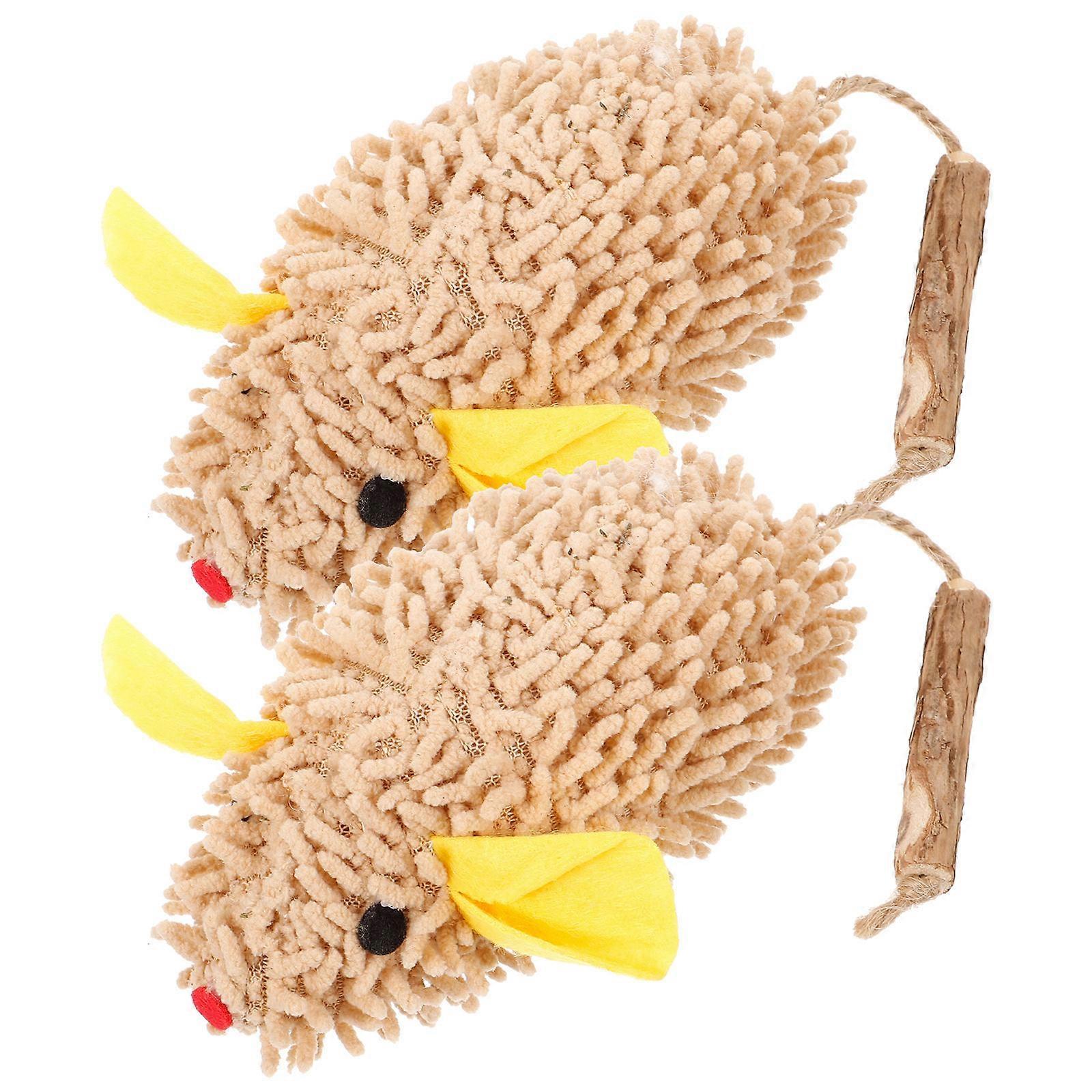 Cat Toy Mouse for Playing 6Pcs Interactive Kitten Catnip Cat Toys