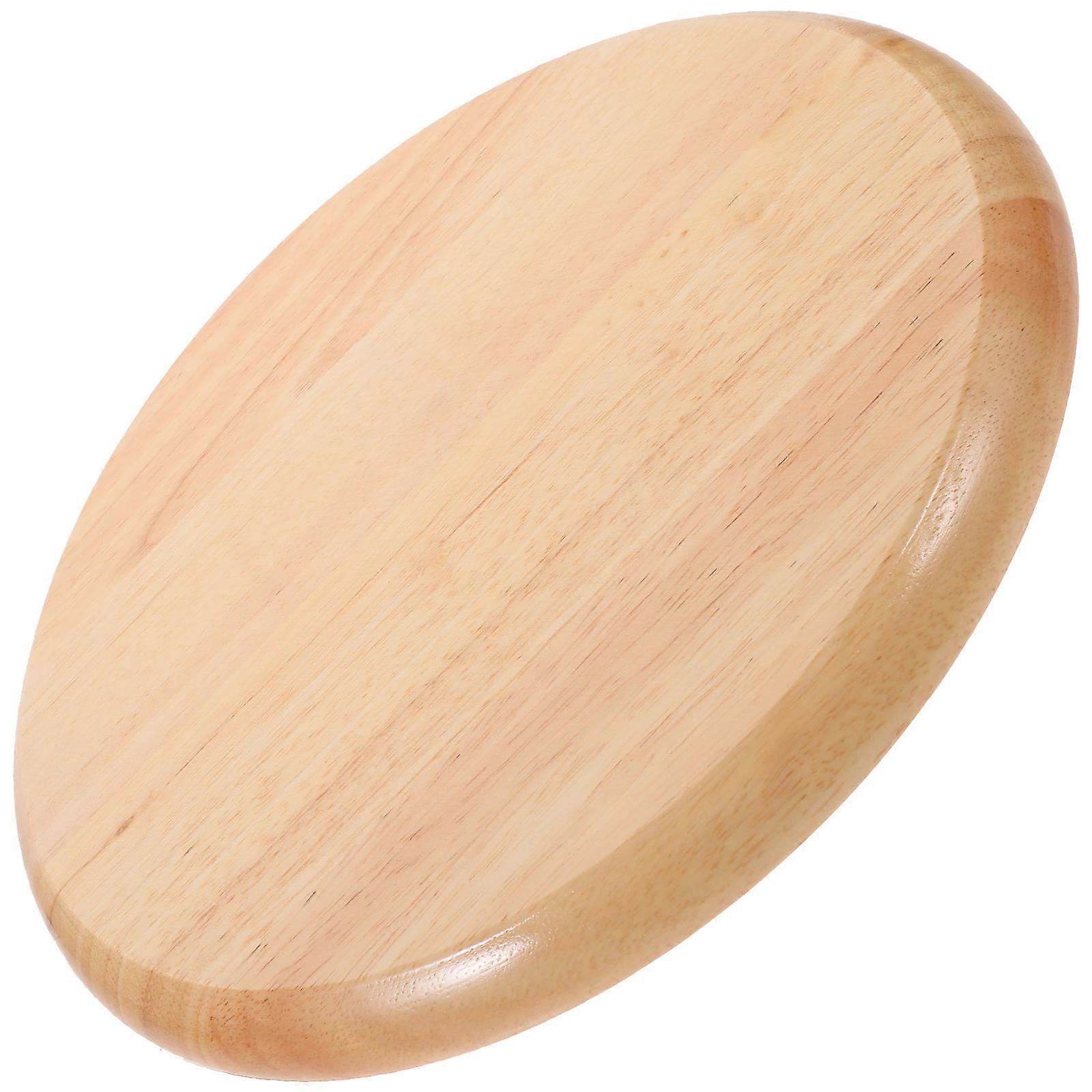 Round Stool Wooden Seat Stool Accessory for Daily Use 2Pcs