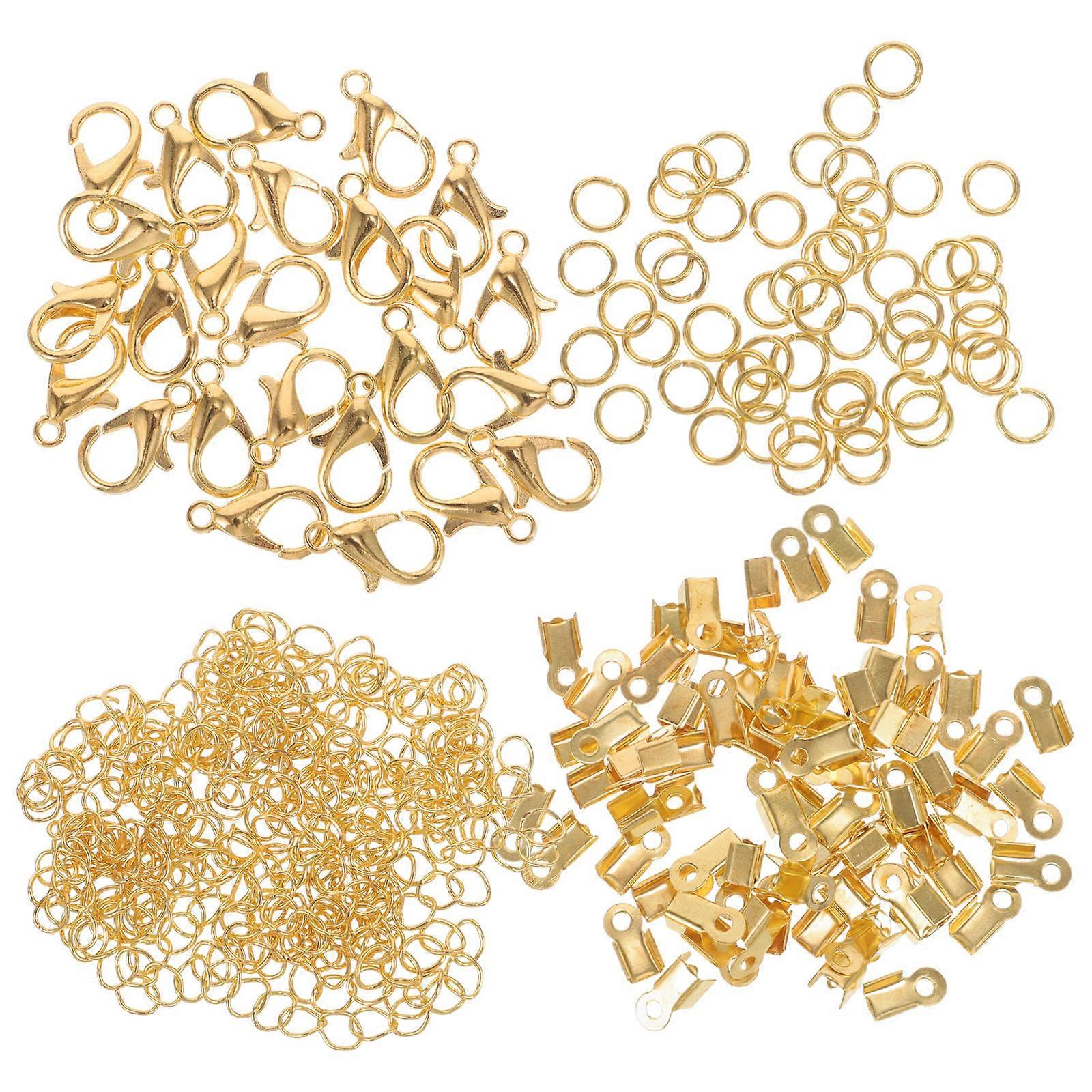 Golden Lobster Clasps Jewellery Clasps Set for DIY 4Sets Kit