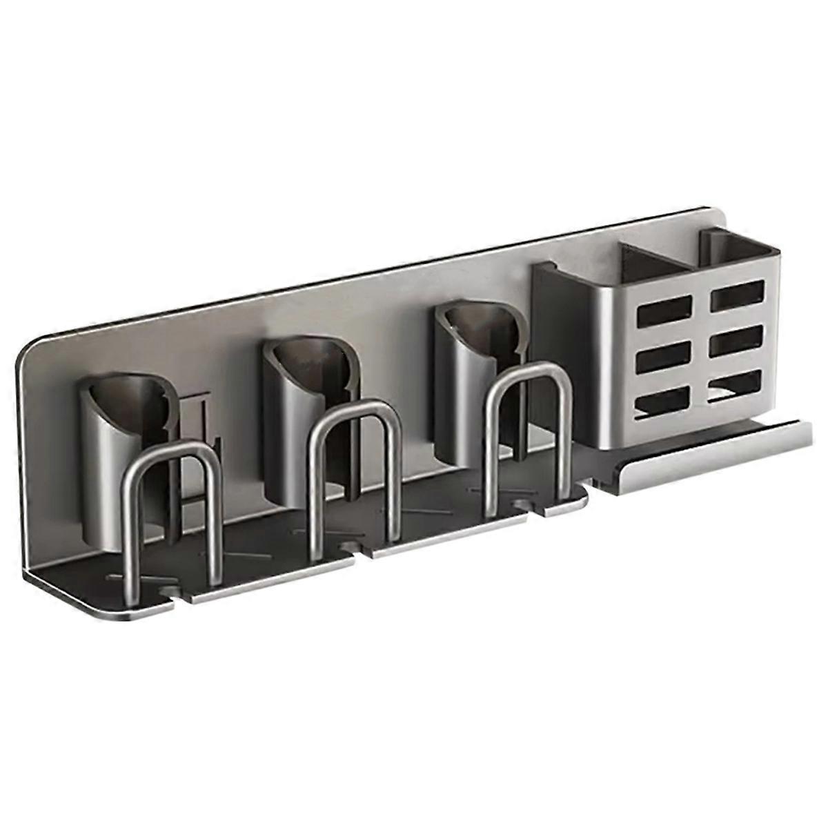 Toothbrush Holder Multi-Function Toothbrush Cup Holder Wall Mounted No Drill Bathroom Organizer Bat