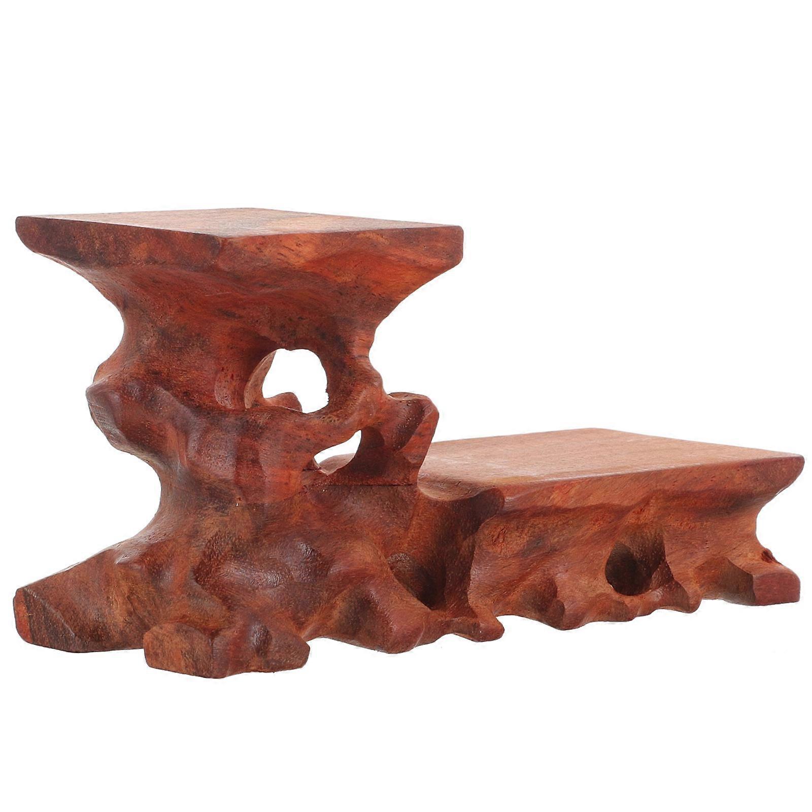 Wood Base for Teapot Stand 5Pcs Wooden Display Base Set Tabletop
