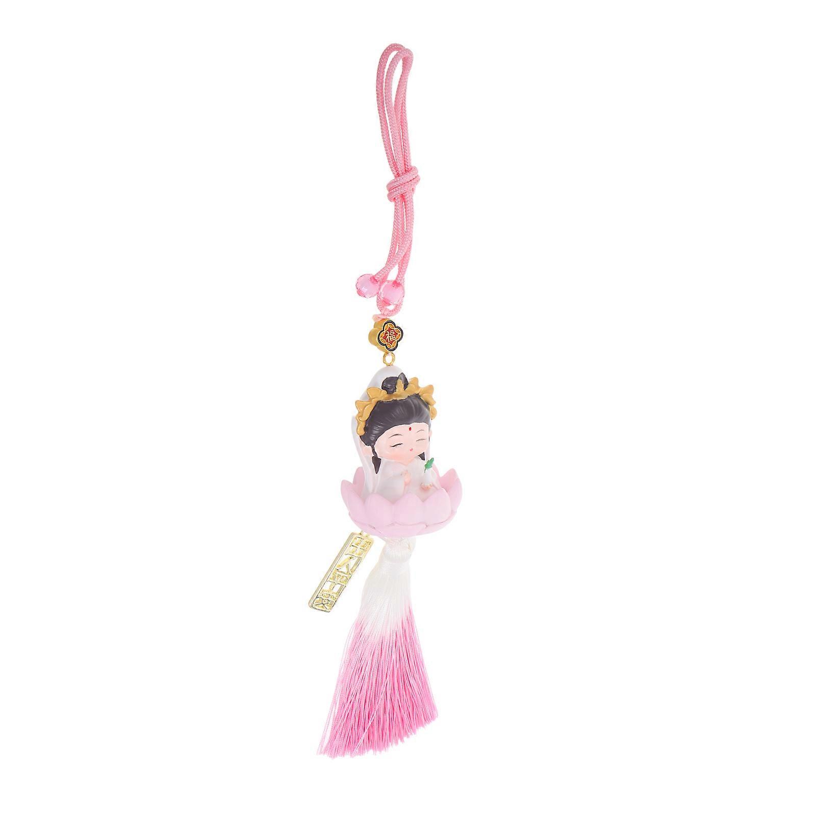 Auto Decoration Car Pendant Guanyin Hanging for Rear View Mirror 2Pcs