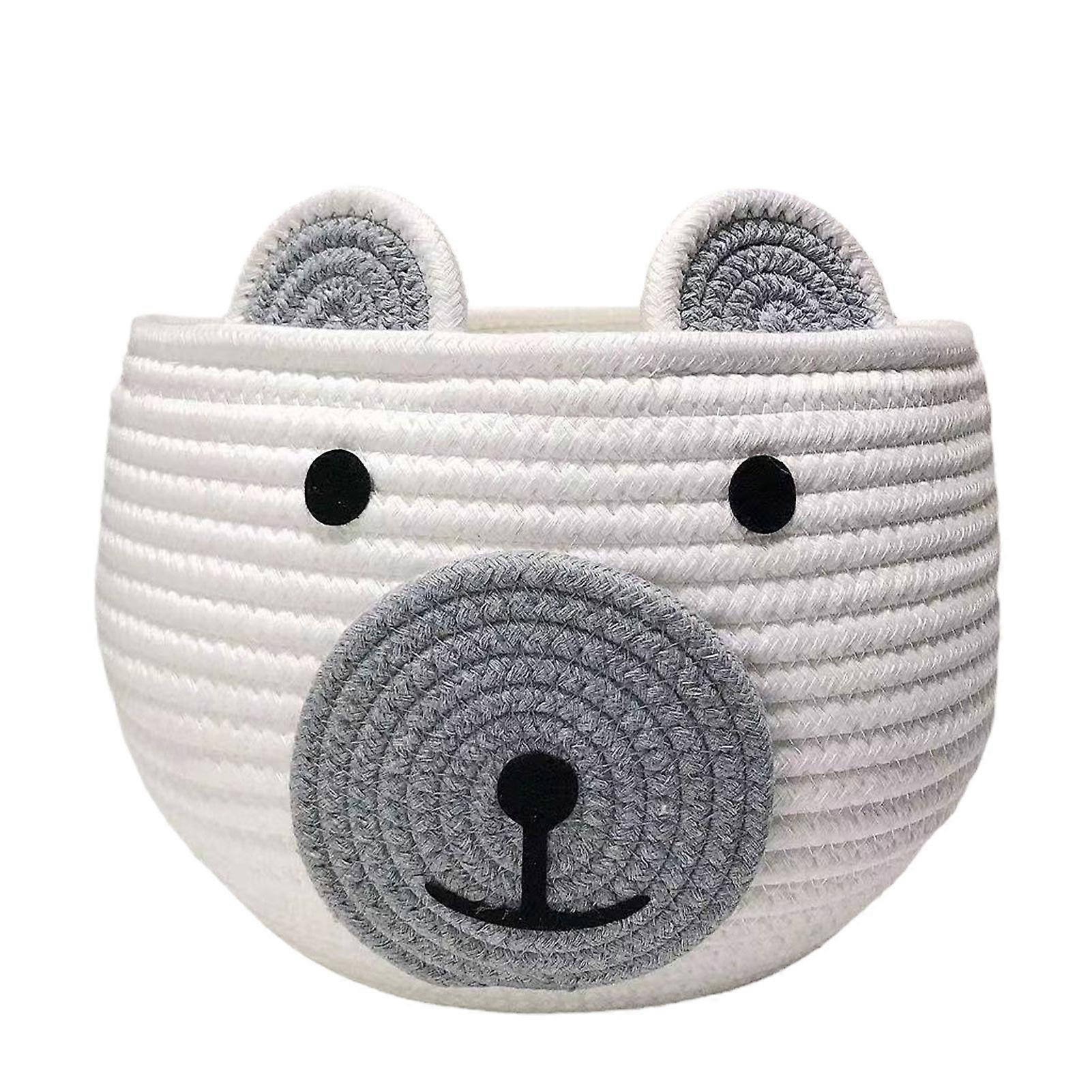 Cotton Basket For Toy Storage Efficient Organization In Style Woven Storage Basket Storage Boxes