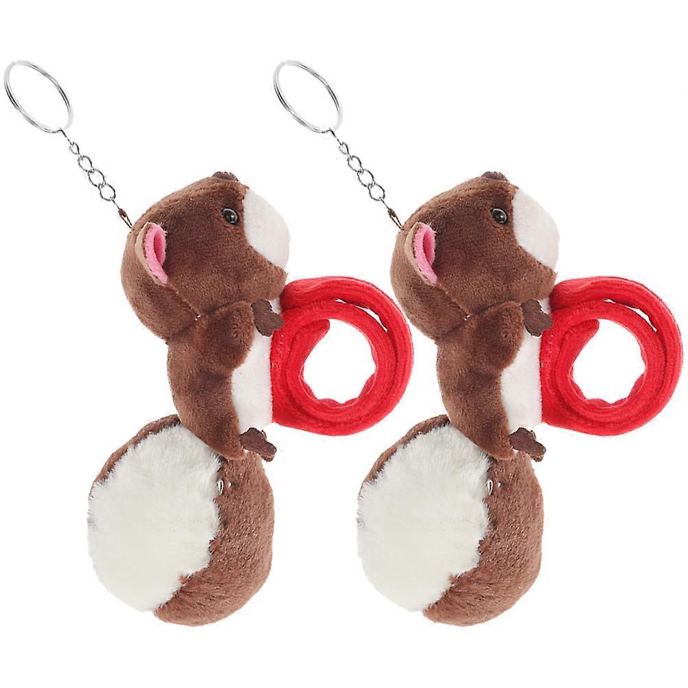 Animal Slap Bracelet with Squirrel Design for Kids 6Pcs Party Snap Bracelets