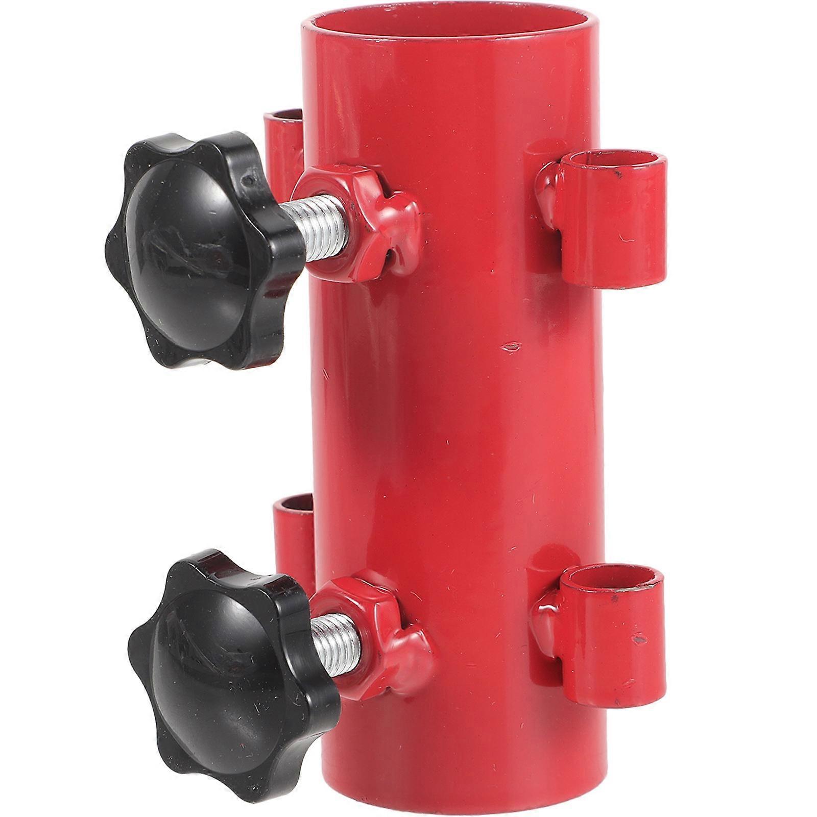 Steel Awning Pole Holder for Outdoor Camping with 3Pcs Multi-Function Rods