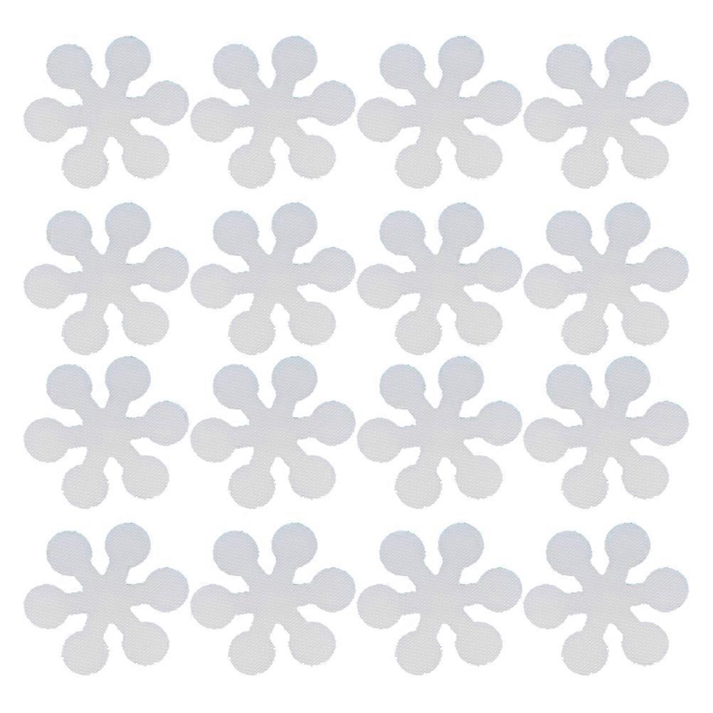 Non-Slip Shower Strips Snowflake Pattern for Bathtub Security 60Pcs