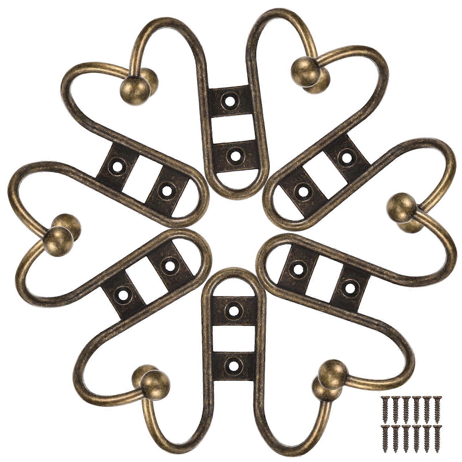 Towel Storage Hook Iron Retro Wall Hooks for Home 18Pcs