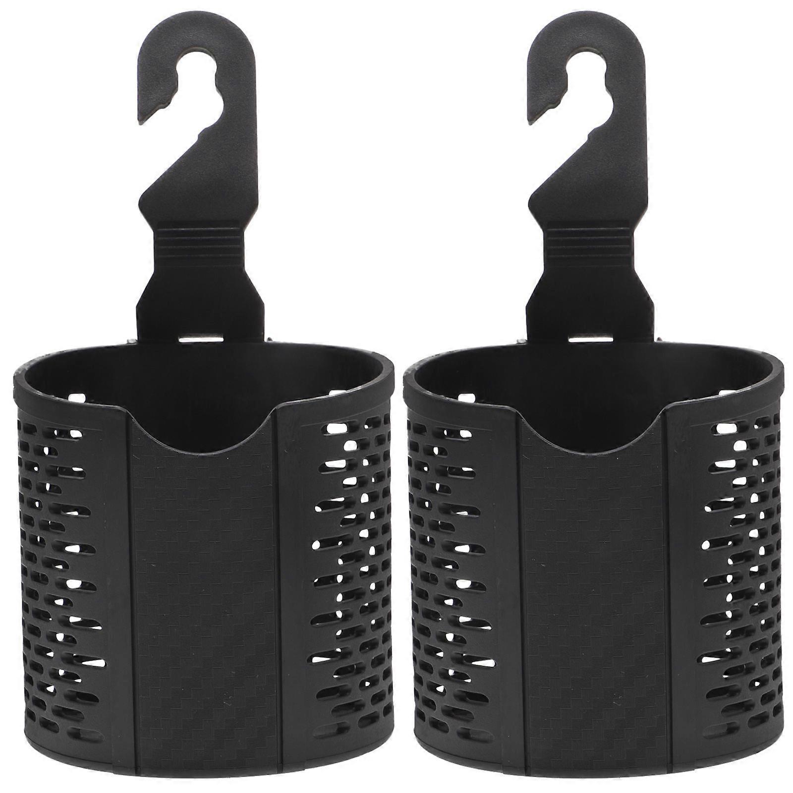 Beverage Cup Holder for Storage 2Pcs Car Headrest Plastic Durable Set