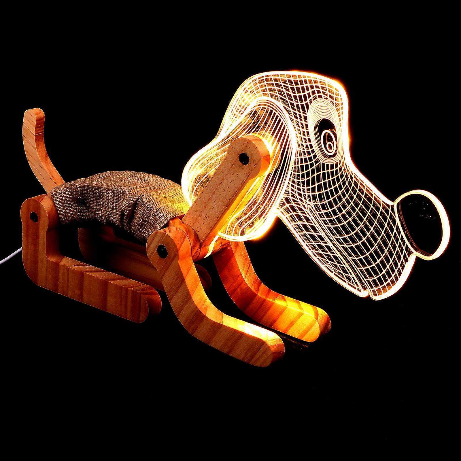 Creative Dog Lamp for USB Powered Lighting 2Pcs Folding Desk Lamp