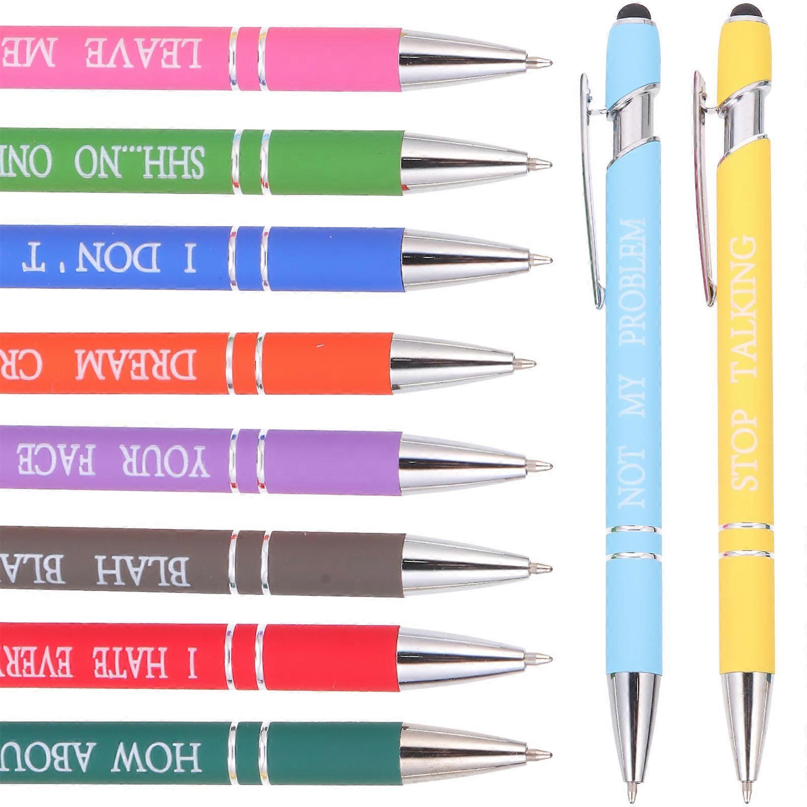 Portable Writing Pen Fun Pens for Writing Use 20Pcs Assorted Colors
