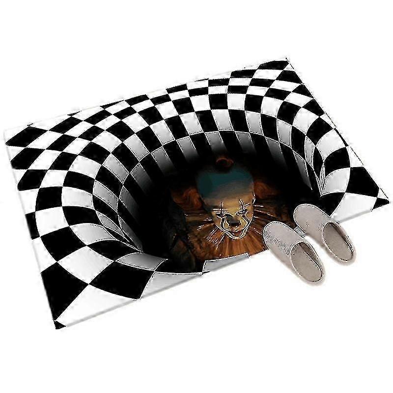 錯視ラグ3Dステレオ市松模様の渦錯視ラグ面白い感覚