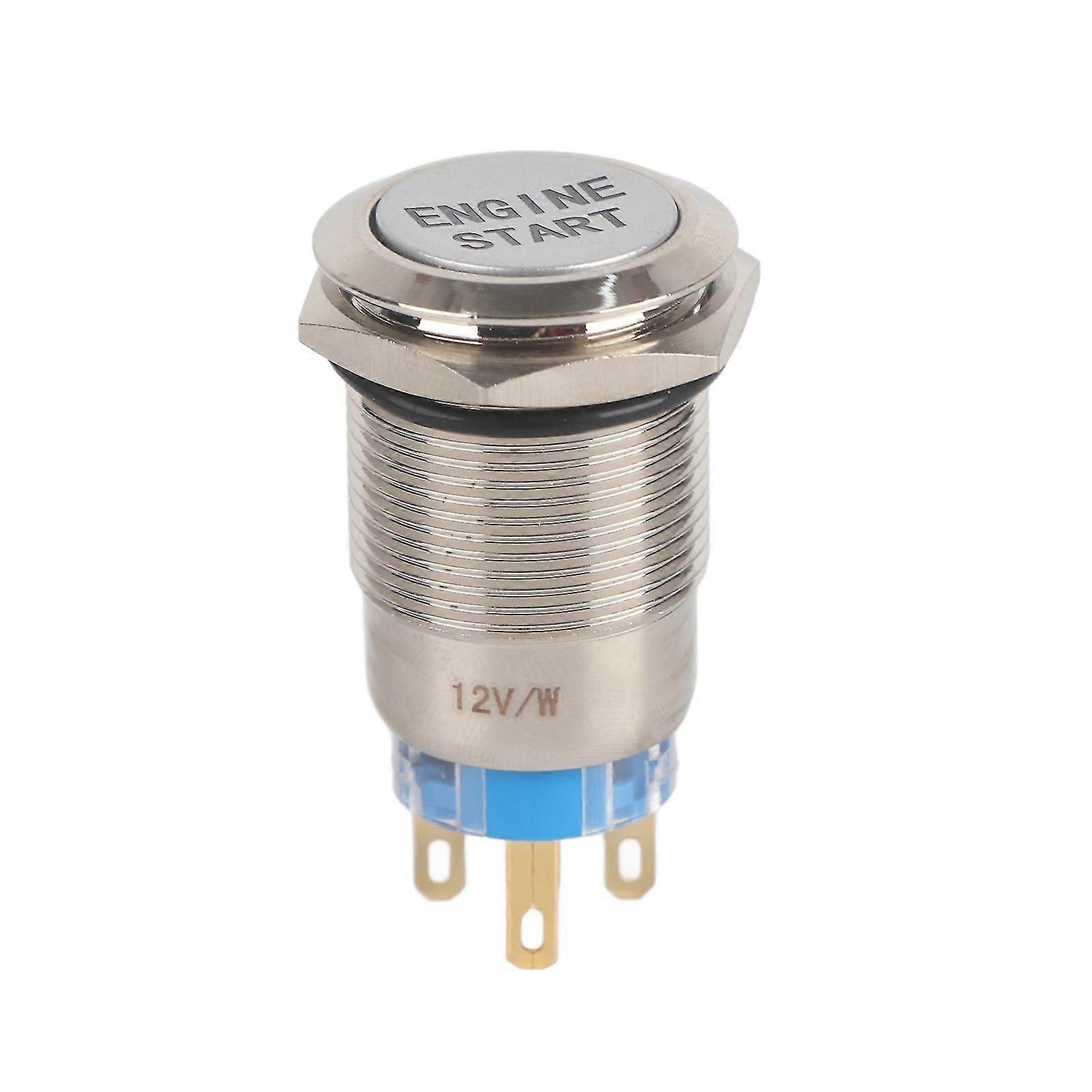 Car Engine Start Switch, Push Button, Waterproof, Stainless Steel