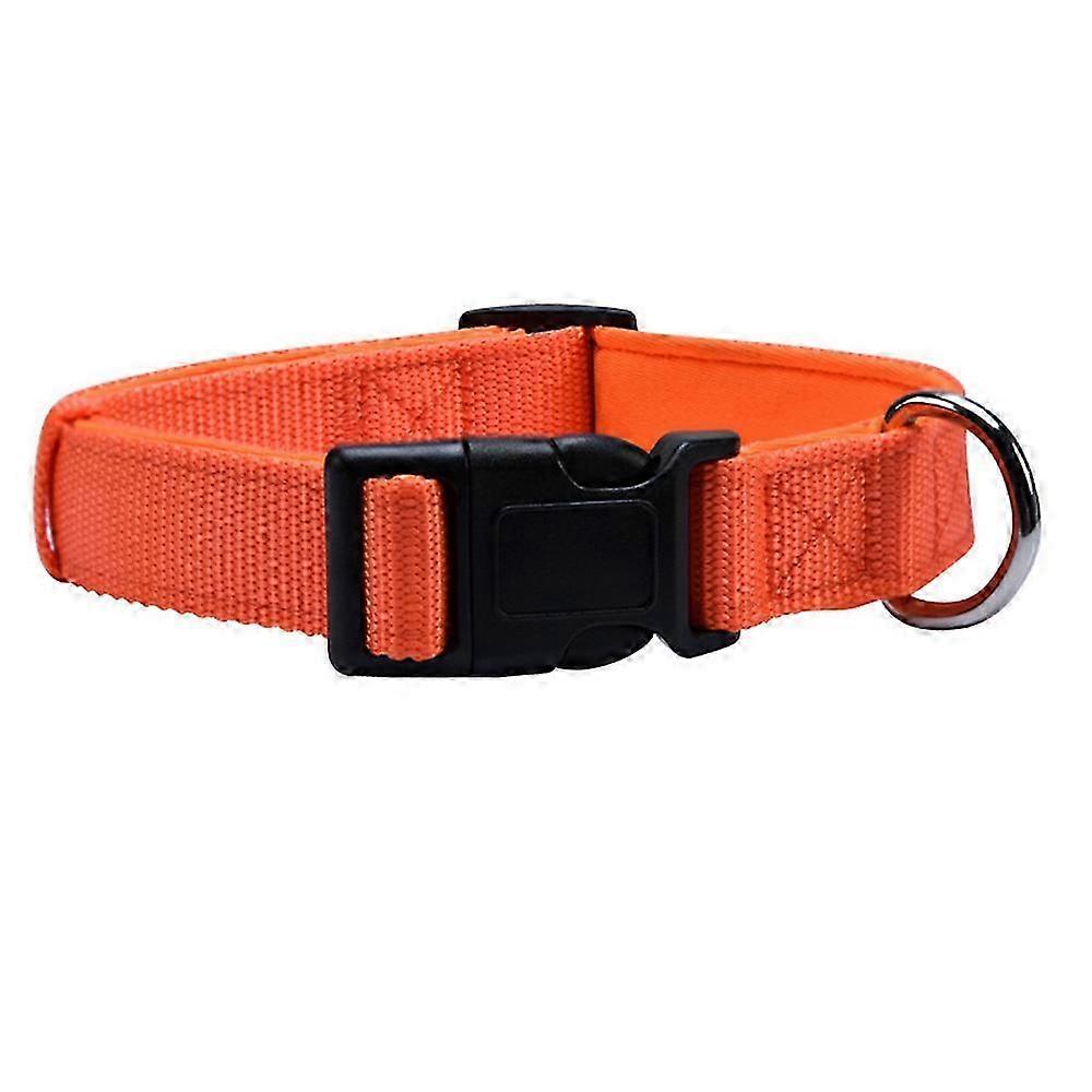 2025 Adjustable Dog Collar, Classic Stylish Design with Neoprene Padded Breathable Nylon, Quick Release Buckle for Easy On and Off, Waterproof Coating