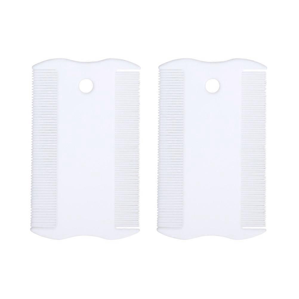 Pet Grooming Tool for Flea Removal 8Sets White Portable Dog Combs