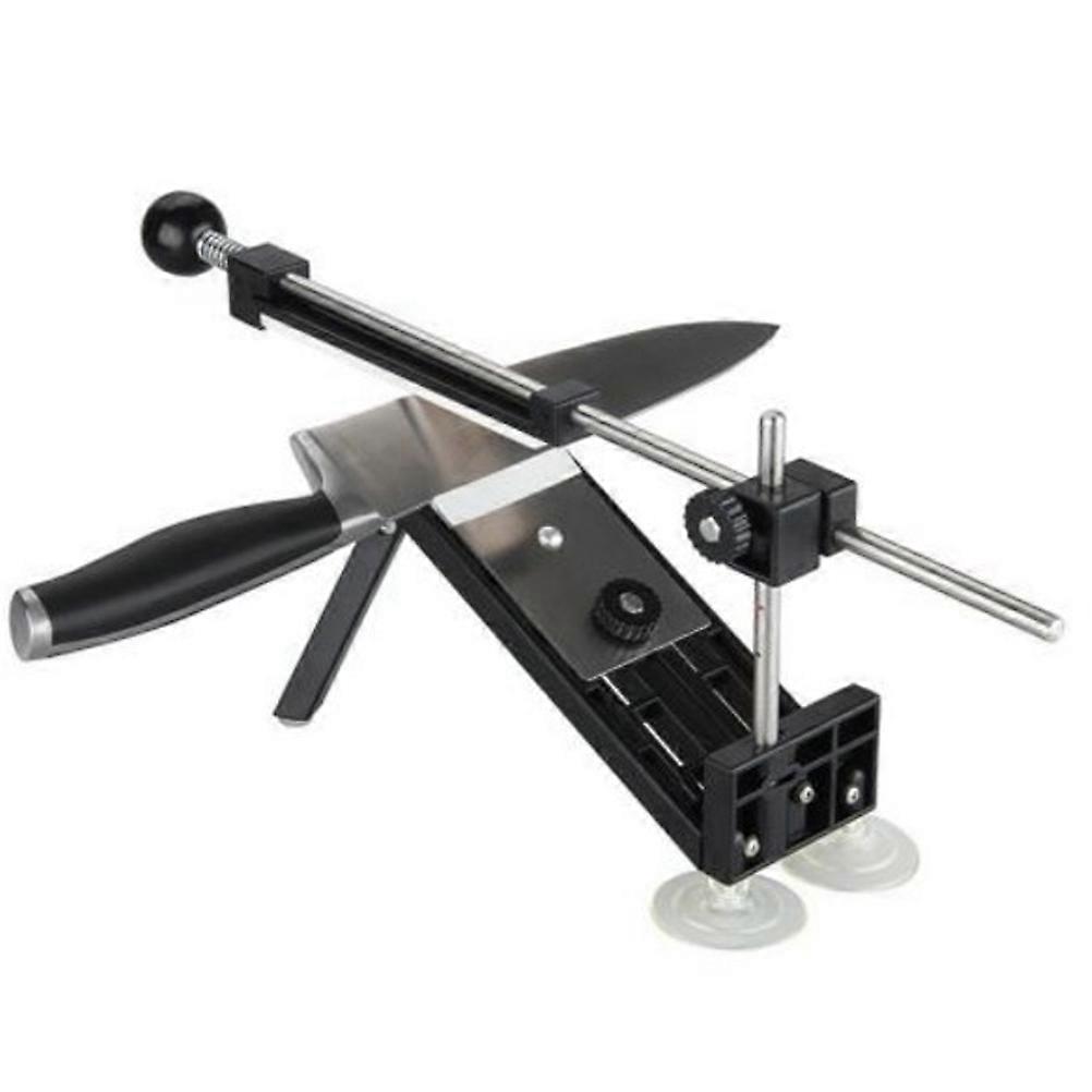 Professional 2Pcs Fixed-Angle Kitchen Sharpening Tool With 4Pcs Grindstone Designed For And Boning In Industrial Style