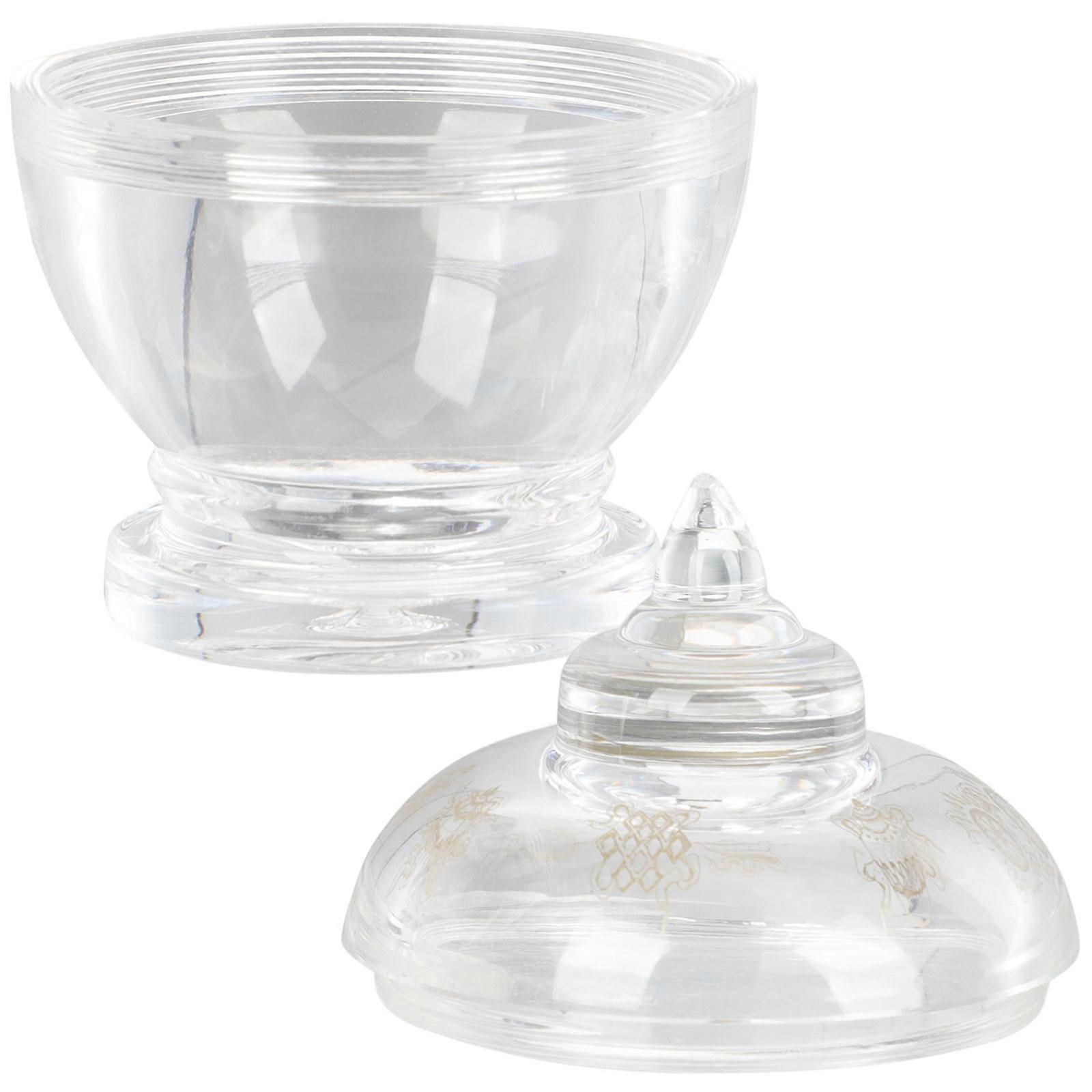White Acrylic Model for Storage Use 4Pcs Decorative Tower Statues