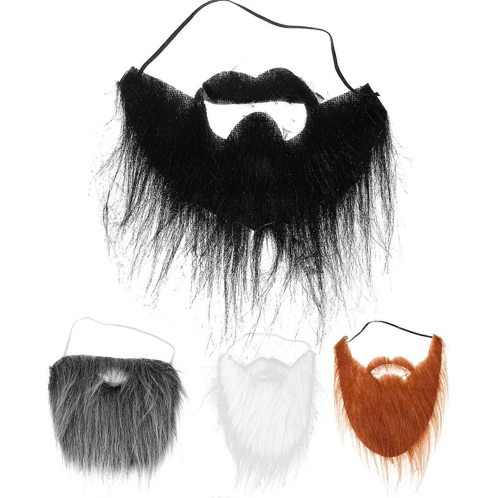 Cosplay Beard Party Costume Fake Beard for Performance 20Pcs