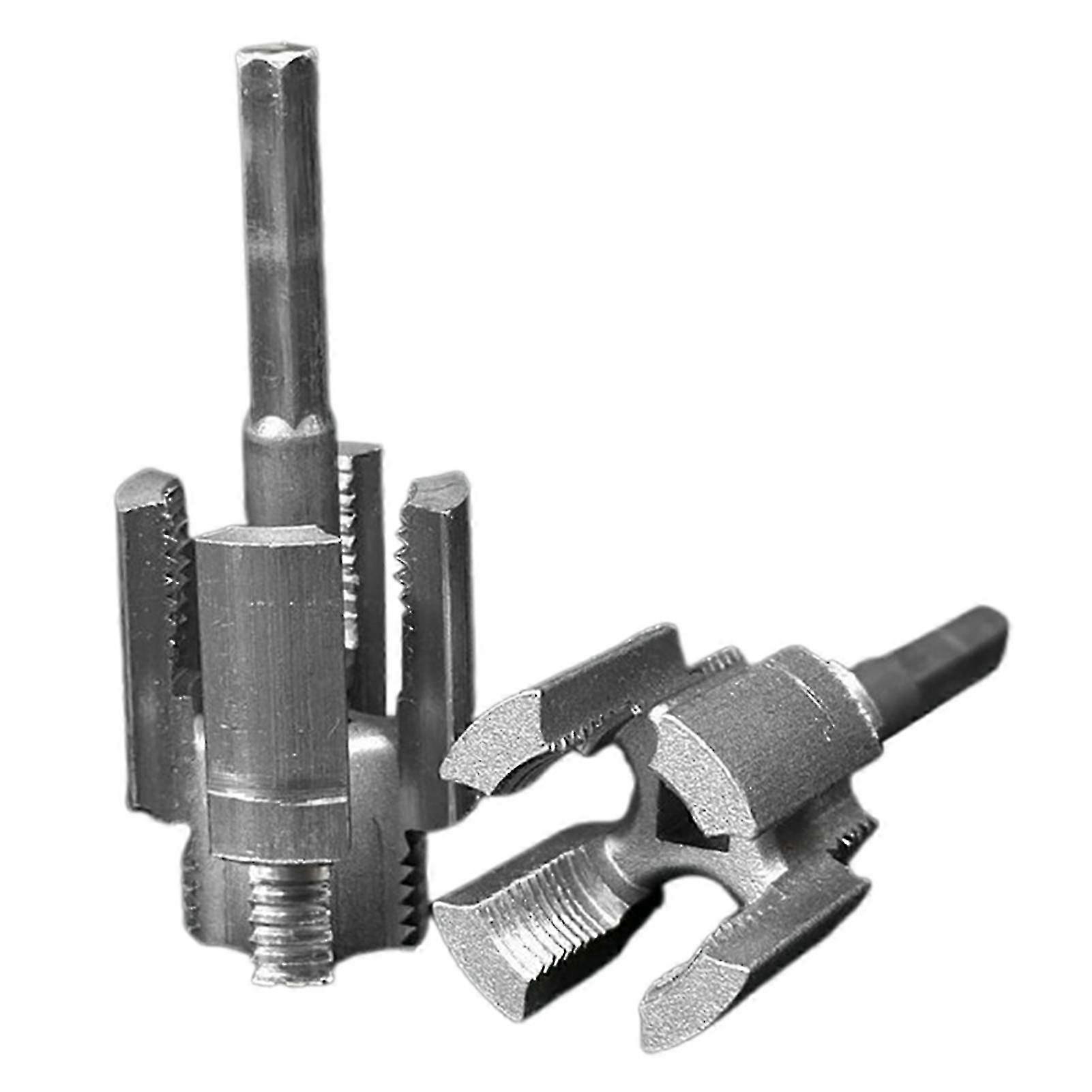 1/2" & 3/4" Integrated Internal & External Pipe Threading Tool Electric Drill Pipe Thread Cutting Tool for PVC PPR Pipes