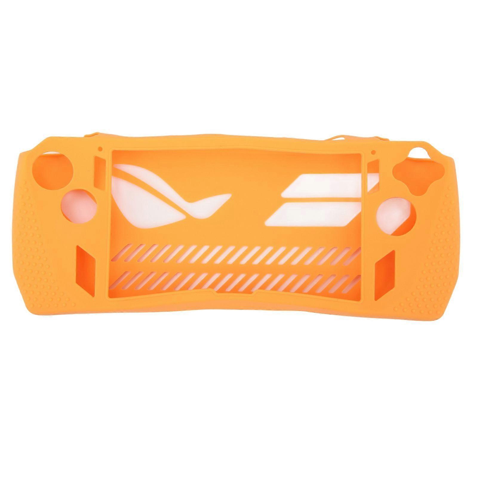 Game Protective Cover Silicone Scratch Slip Resistant Protective Case for ROG ALLY Orange